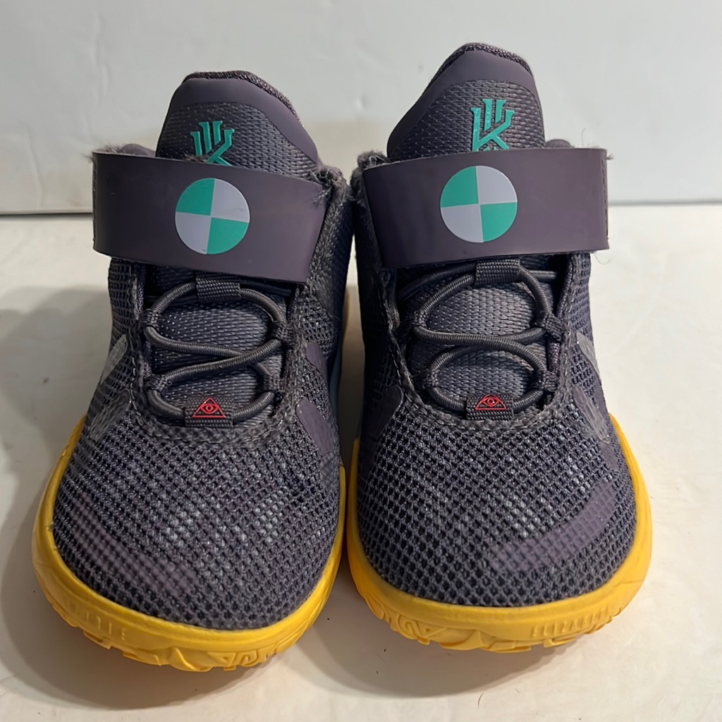 Nike Shoes | Kyrie Irving Nike 7c Purple/Yellow Flame On Nike Swoosh. Toddler | Color: Purple/Yellow | Size: 7bb