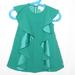 Kate Spade Dresses | Kate Spade New York Green Ruffle Dress 18m Sleeveless Polyester | Color: Green | Size: 18mb