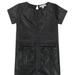 Zara Dresses | Girl Black Leather Zara Dress | Color: Black | Size: 8g