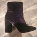 Jessica Simpson Shoes | Jessica Simpson Black Velvet Boots Size 8 Women's Worn Twice So Like New | Color: Black | Size: 8