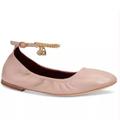 Kate Spade Shoes | Bnib Kate Spade Crush Nappa Ballet Flats | Color: Cream/Tan | Size: 9.5