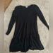 American Eagle Outfitters Dresses | Black American Eagle Waffle Knit Dress | Color: Black | Size: S