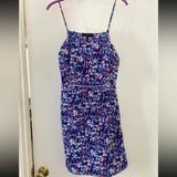Jessica Simpson Dresses | Jessica Simpson Flowy Spaghetti Strap Mini Dress | Color: Blue/Purple | Size: M