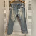 Levi's Jeans | Levi’s - Slim Tapered Jeans Lot 502 - Light Wash - Men’s | Color: Blue/White | Size: 30