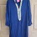 Lilly Pulitzer Dresses | Lilly Pulitzer Long Sleeve Navy And Gold Dress | Color: Blue/Gold | Size: 6