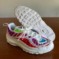 Nike Shoes | Nike Shoes Womens 11.5 Air Max 98 Cut Away White Multi-Color Cj0634-101 | Color: Red/White | Size: 11.5