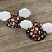 Disney Accessories | 2 Mickey Mouse Light Up Ears!! With Chin Strap | Color: Black/Yellow | Size: Os