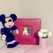 Disney Office | Mickey Mouse Plush (Disney World) And Scrapbook (Hallmark) | Color: Black/Red | Size: 13” X 12”