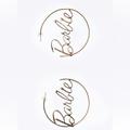 Zara Jewelry | Barbie X Zara Gold Plated Hoop Earrings | Color: Gold | Size: Os