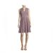 Burberry Dresses | Burberry Sleeveless Lace Mauve Dress Size 2 | Color: Pink/Purple | Size: 2