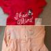 Disney One Pieces | Disney Baby Minnie Mouse Baby Girl Onesie And Top Bundle - 6-9 Months | Color: Pink/Red | Size: 6-9mb