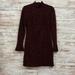 Anthropologie Dresses | Burgundy Black Short Dress | Color: Black/Red | Size: Xs