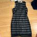 J. Crew Dresses | J Crew Black Tassel Sleeveless High Neck Midi Length Dress | Color: Black/Tan | Size: 0