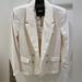 Zara Jackets & Coats | Brand New Zara Women Suits Blazer White Size Xs Retail $69.99 | Color: White | Size: Xs