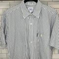 Polo By Ralph Lauren Shirts | Chaps Ralph Lauren Mens Large Blue And Green Striped Short Sleeve Button Down | Color: Blue/Green | Size: L