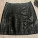 Free People Skirts | Free People Leather Skirt | Color: Black | Size: 4