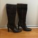 J. Crew Shoes | J. Crew Brown Heeled Knee Length Suede Boots | Color: Brown | Size: 8