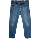 Levi's Jeans | Levi’s 505 Regular Fit Straight Leg Stretch Jeans In Stonewash Men’s Sz 36x30 | Color: Blue | Size: 36x30