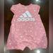 Adidas One Pieces | Adidas Onesie Baby Girl Size 9 Months | Color: Pink/White | Size: 9mb