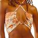 Free People Tops | Free People Summer Of Love Convertible Bandeau Top S | Color: Cream/Orange | Size: S