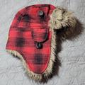 American Eagle Outfitters Accessories | American Eagle Outfitters Trapper Hat One Size Red Plaid | Color: Red | Size: Os