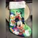 Disney Holiday | Disney Mickey Mouse & Friends Christmas Stocking | Color: Green/White | Size: Os