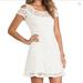 Free People Dresses | Free People Ivory Kiss The Sun Crochet Lace Dress -Lined- Size Small | Color: Cream | Size: S