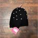 Kate Spade Other | Kate Spade Women's Pearl Embellished Knit Beanie Black Nwt | Color: Black | Size: Os