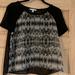 American Eagle Outfitters Tops | American Eagle Black Sheer Short Sleeve Top | Color: Black | Size: S