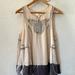 Anthropologie Tops | Anthropologie Moulinette Soeurs Embellished Beaded Tank Blouse Top Nwt | Color: Cream/Gray | Size: M