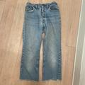 Levi's Jeans | Levi’s Raw Hem Cropped Flare - Size 26 | Color: Blue | Size: 26