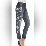 Free People Jeans | Free People Driftwood Jackie Embroidered Jeans 30 | Color: Red/White | Size: 30