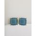 Anthropologie Jewelry | New Blue Square Stud Earrings Gold Tone Kate Spade Style Many More | Color: Blue/Gold | Size: Os