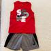 Nike Matching Sets | Nike 3t Tank And Shorts | Color: Gray/Red | Size: 3tb