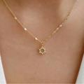 Anthropologie Jewelry | 2/$10 New! Sun Diamond Necklace Pendant Boho Cute Star Celestial | Color: Gold/Red/Silver | Size: Os