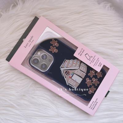 Kate Spade Cell Phones & Accessories | Bnib Kate Spade Gingerbread Iphone 13 Pro Max Phone Case Navy K9421 | Color: Blue | Size: Os