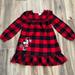 Disney Pajamas | Disney Store Holiday Nightgown Features Minnie Mouse Size 5/6 | Color: Black/Red | Size: 5g