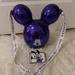 Disney Other | Firm! Nwot Disney Parks 100 Years Of Wonder Mickey Balloon Popcorn Bucket | Color: Purple/Silver | Size: Os