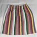 J. Crew Skirts | J. Crew Paperbag Waist Striped Linen Blend Colorful Mini Skirt | Color: Blue/Pink | Size: 00