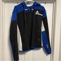 Adidas Jackets & Coats | Adidas Jacket Hoodie Size Extra Small In Mens | Color: Black/White | Size: Xs