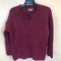 Anthropologie Sweaters | By Anthropologie Chunky Knit Wool Bl Sweater | Color: Purple | Size: S