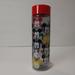 Disney Dining | Disney Authentic Mickey Mouse Mxyz Water Bottle 8.5" W/ Twist Lid Plastic | Color: Red | Size: 8.5"