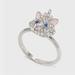 Kate Spade Jewelry | Disney X Kate Spade New York Aristocats Marie Ring Silver Size 7 Nwt | Color: Blue/Silver | Size: Os