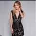 Free People Dresses | Free People One Million Lovers Dress | Black Lace Mini Dress Size 8 | Color: Black | Size: 8