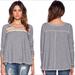 Free People Tops | Free People Navy Blue Lacy Love Sweatshirt London | Color: Blue/Gray | Size: M