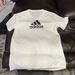 Adidas Tops | Adidas Short Sleeve Athletic Shirt | Color: White | Size: L