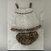 Burberry Matching Sets | Beautiful Baby Girl Burberry Outfit Size 12 Months Only Worn Once | Color: Silver/Tan | Size: 12-18mb