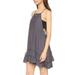 Free People Dresses | Intimately Free People Slip Dress Boho Dark Gray Tiered Sz-Med | Color: Gray | Size: M