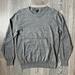 J. Crew Sweaters | J Crew 100% Cotton Men’s Heather Gray Crew Neck Pullover Sweater. Men’s Size L | Color: Gray | Size: L