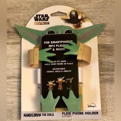 Disney Cell Phones & Accessories | 2 - Disney Star Wars Grogu Cell Phone Holder | Color: Green | Size: Os